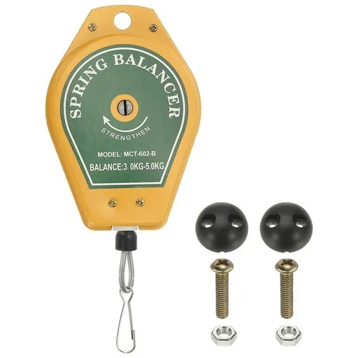 Retractable Spring Balancer Adjustable Cable Retractor 4 Feet Load Capacity 6.6-11lbs Metal