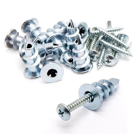 Zinc Self-Drilling Drywall/Hollow-Wall Anchor Kit with Screws (30 PCS)