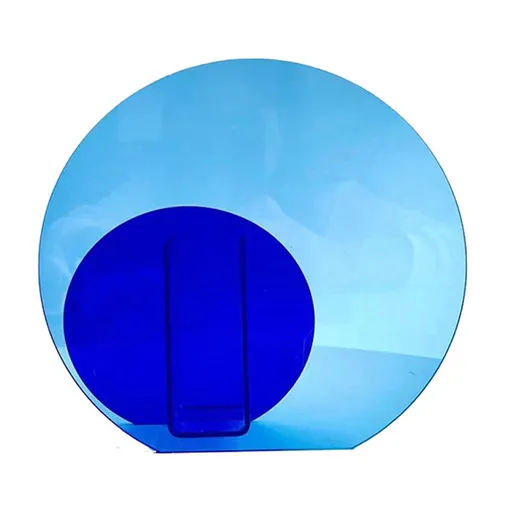 Neon Acrylic Vase Easy To Keep Clean Fashionable Geometric Acrylic Floral Vase for Home Decoration Major and Minor Circle