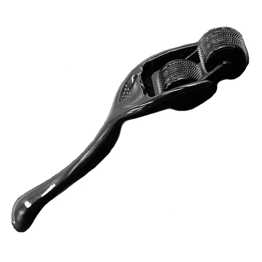 House Of Dasein Bdsm Pinwheel Double Rotating Metal Prick Spike Roller Wartenberg Wheel - Black