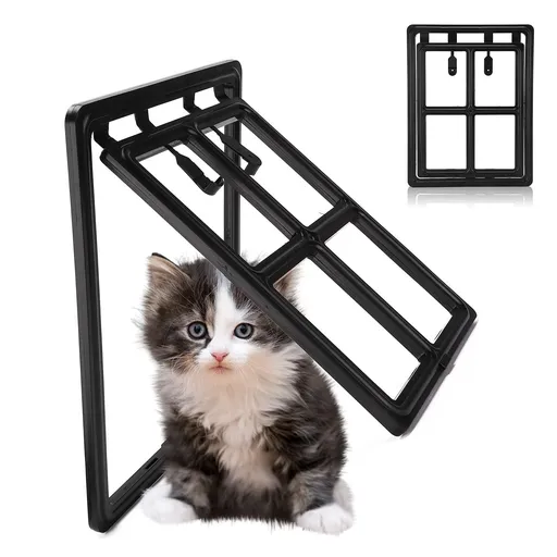 Pet Door, Dog Doors for Dogs and Cats, Entry and Exit Dog Screen Door for Small and Medium Sized Cats Dogs(L)
