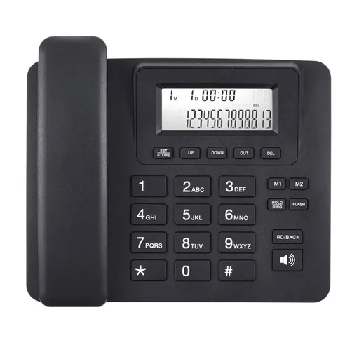 Big Button Telephone for Eldly Call Desk Display Caller Corded Telephone for Home Office Hotel