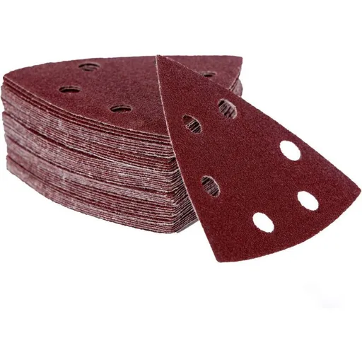 Delta Sanding Triangles 120 Pack 90 x 90 x 90 mm Grit 40 60 80 120 180 240