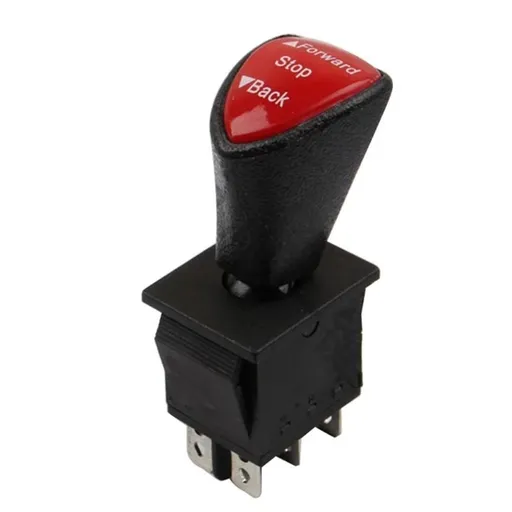 Forward Reverse Switch Assembly for Brushless Motor of Electric Go Kart ATV e-Bike Forward-Stop-Back Latching Rocker Switch