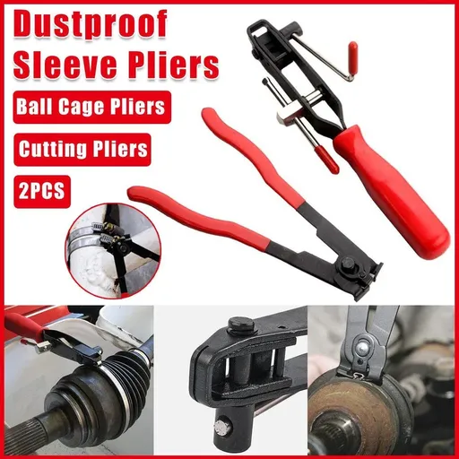 2PCS Auto Repair Tool Dust Jacket Tube Bundle Clamp Durable Car Hose Clamp
