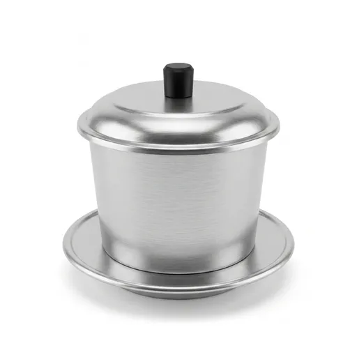 Aluminium Vietnam Vietnamese Coffee Simple Drip Filter Maker Infuser Home (Phin) - 13cm Diameter