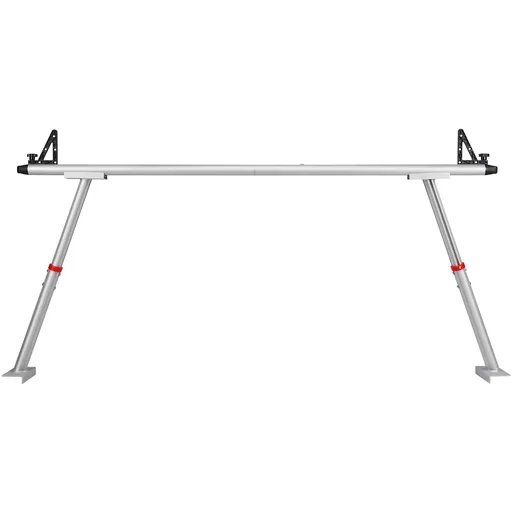 Truck Rack, 363lbs Capacity, 19-34in Adjustable Height, Aluminum Ladder Rack for Truck with 8 Non-Drilling C-clamps, Heavy Duty Truck Bed Rack Two-Bar Set for Kayak, Surfboard, Lumber, Ladder