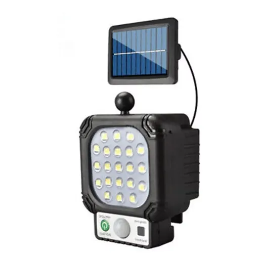 LED Solar Wall Light 21 LED Beads Super Bright IP65 Waterproof Outdoor Solar Motion Sensor Light with 16.4ft Cable