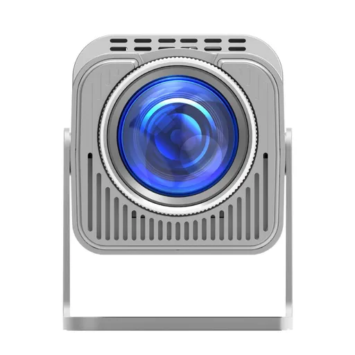 Projector HD for Home Theater Office 360 Degree Rotatable PTZ Portable Mini HY320 US Plug 110‑220V White