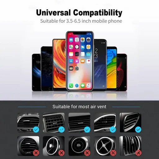 Universal Car Air Vent Mount Holder Cradle Stand Bracket For Mobile Cell Phone