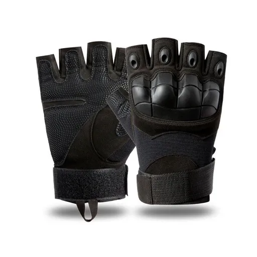 Men Half Finger Gloves Cycling Sport Anti-Slip Durable Gym Training Gloves - XL