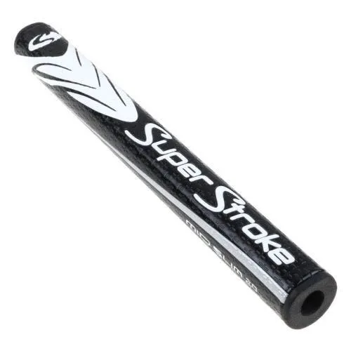 Super Stroke Putter Golf Grip Slim Mid Fat 3-Pack Black White