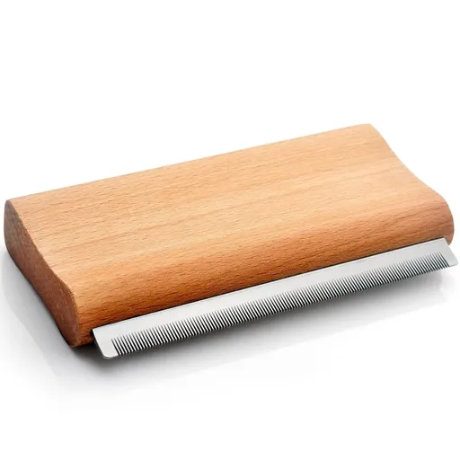 Trywise Dog and Cat Brush Wooden Handle, Size L