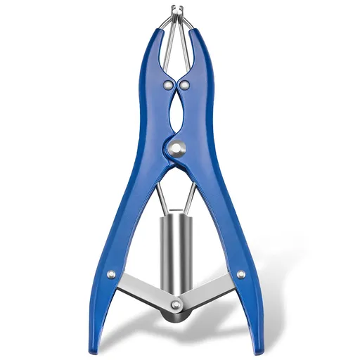 Balloon Stuffing Tool Stainless Steel Balloon Expander Pliers Blue 4-Direction Grab