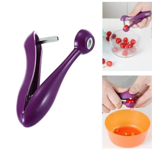 Cherry Pitter, Cherry Pitter Remover Tool, Olives Pitter Tool Cherry Seed Core Remover, Durable Cherries Corer Fruit Pit Remover