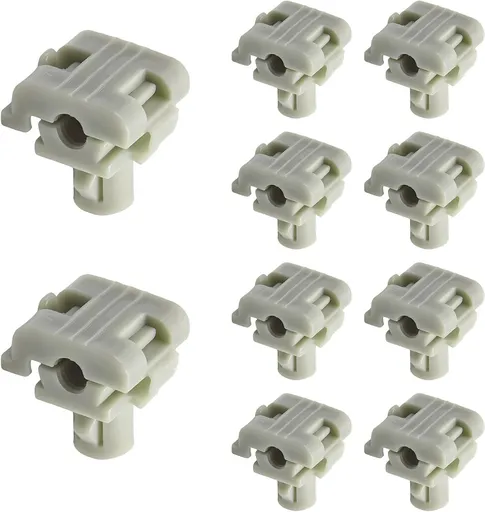 10 PCS Car Door Lock Rod Clips, OEM 16629990 16675980 Tailgate Latch Clip Fits 5/32" Rods, Tailgate Handle Rod Retainers Door Locking Clips Replacement for F150 F250 F350