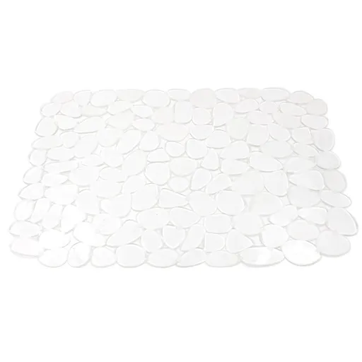 Pebble Sink Mat for Stainless Steel/Ceramic Sinks, PVC Sink Protectors Mats for Bottom of Kitchen Sink, Dish Drying Mat for Dishes and Glassware C