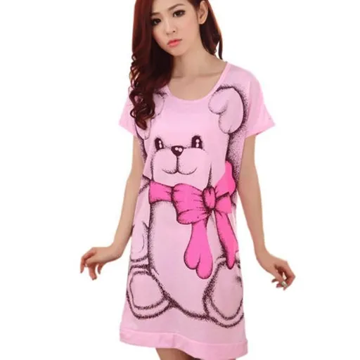 Hod Health & Home Teddy Nightgown - Pink - Xxl