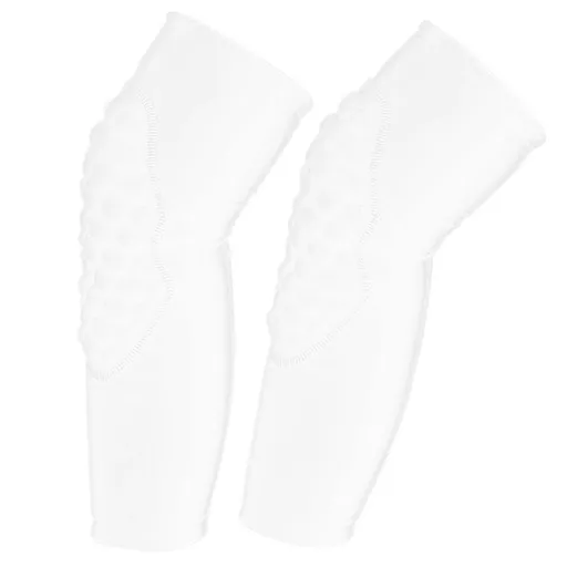 Sports Basketball Knee Pads Sports Cushioned Knee Pads For Boys and Girls - White M