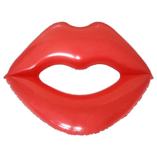 Giant Red Lips Pool Float – Extra Large Adult Water Float Inflatable Mouth Print Floating Row Water Toy Rest Swimming Pool Float