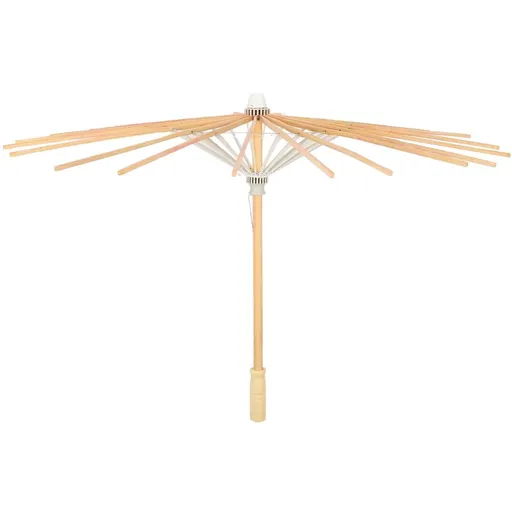 DIY Paper Umbrella Rack Wooden Oiled Paper Umbrella Stand 2Set
