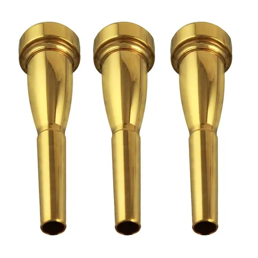 3C/5C/7C Trumpet Mouthpiece, Copper Material Trumpet Accessories Parts(3 Pack) Trumpet Instrument Accessories