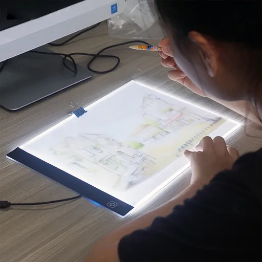Portable A3 LED Tracing Light Box - 15.75x13.2 Inch Slim Light Pad with USB Power, Adjustable Brightness for Artists, Sketching, Animation & Design A