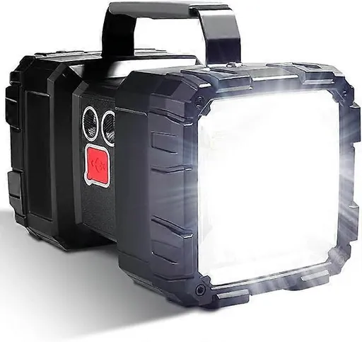 Rechargeable LED Spotlight Flashlight High Power Torch with Focus Beam