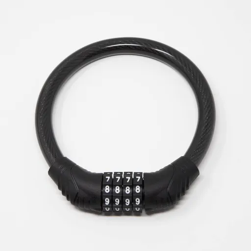 Bike Lock Portable Bike Locks Cable High Security Bicycle Lock Cycling Lock with 4-Digits Codes Ideal to Secure Bike