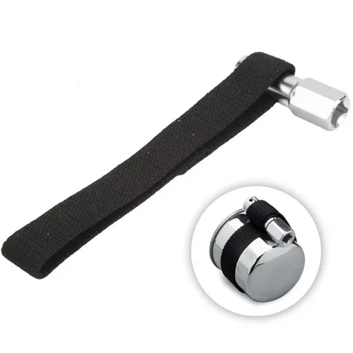 1/2" Adjustable Oil Filter Strap Wrench Threaded Oil Filter Removal Tool Nylon