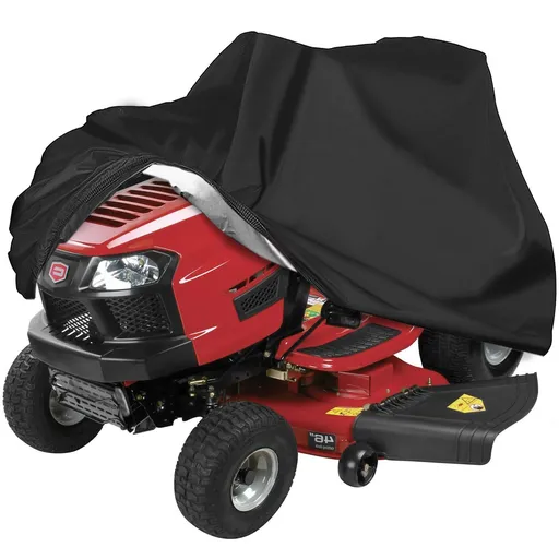 Indeed BUY Riding Lawn Mower Cover, Waterproof Tractor Cover Fits Decks up to 70",Heavy Duty 210D Polyester Oxford, Durable, UV