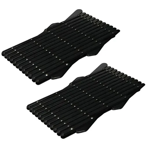 2pcs Retractable Car Window Guardrail for Dogs Cats Pet Barrier Fence - 24cmx17.5cm