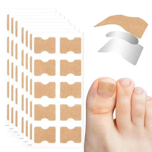 Toenail Treatment, 100Pcs Breathable Corrector Patch, Painless Nail Corrector, Ingrown Toenail Strips, Ingrown Nail Treatment