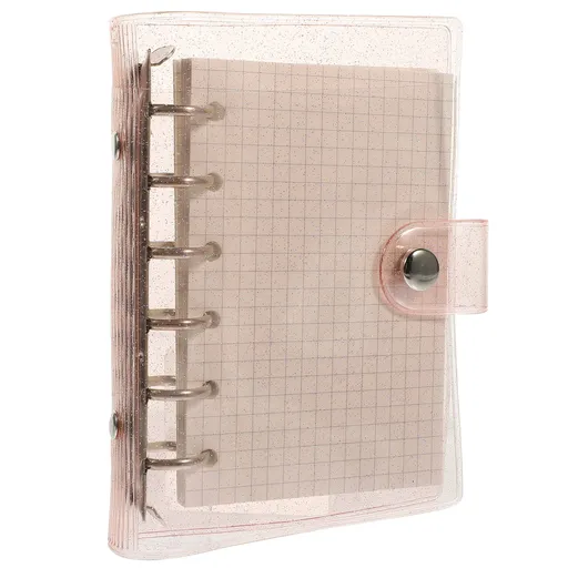 Worgeous Pink Small Notepad with PVC Material for Office Use Lightweight Compact Size 4.5 x 3 Inches