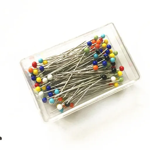 Plastic pearl needle, colored sewing bead needle, big head accessory, pearl polymer, ivory pearl bead needle