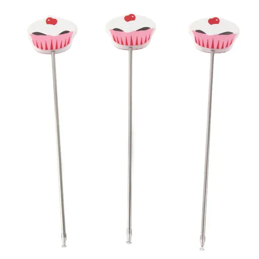 3Pcs Stainless Steel Cake Tester Probe Cake Tester Biscuits Baking Test Needle DIY Baking Tool for Cake Bread Muffin Testing