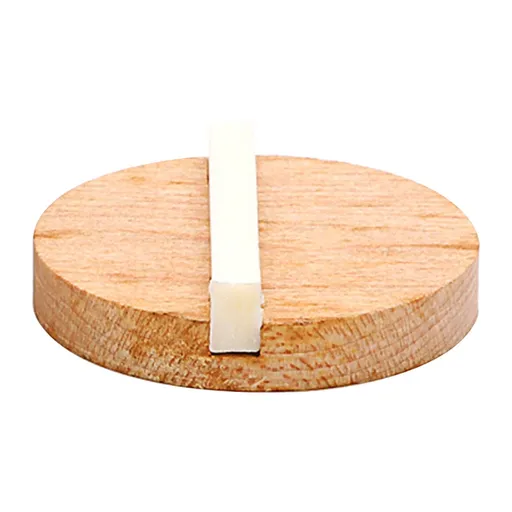Worgeous Resonator Biscuit Bridge Kit Crafted from Wood and Ox Bone for Guitar Durable Light Brown Size