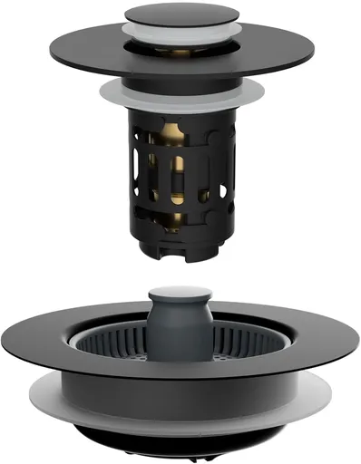 Upgraded 3 in 1 Bathroom & Kitchen Sink Drain Strainer
