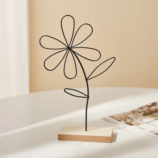 Leaf Decor Metal Golden Leaf Ornaments and Base Modern Simple Gold Leaf Table Sculpture for Living Room Bedroom Bookshelf Desktop Decoratio, Valentines Day Decorations: Desktop Ornament Black2