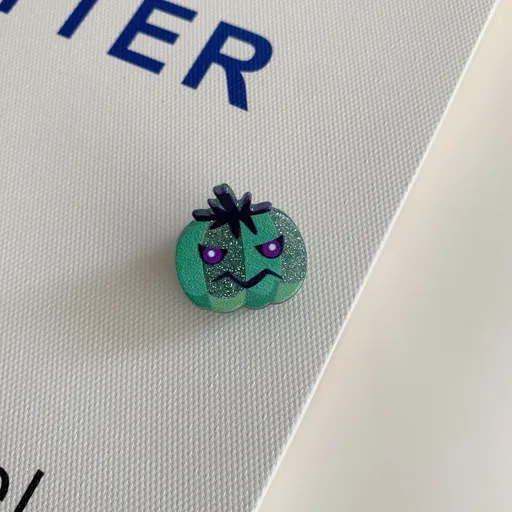 Spooky Green Pumpkin Hair Slides, Creative Festival Accessories for Christmas & Halloween Parties