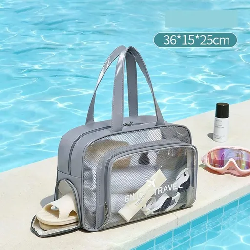 Waterproof Storage Bag, Grey has Shoe Compartment