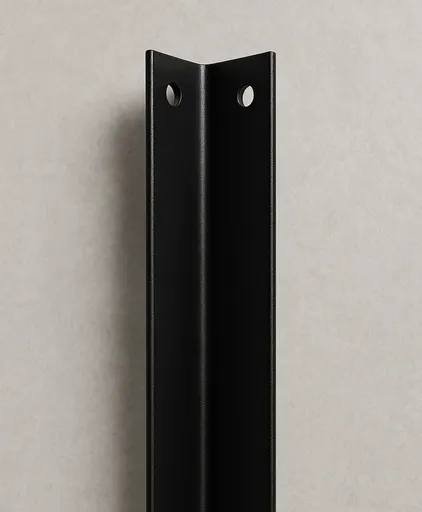 Heavy Duty Powder Coated Steel L Shape Corner Bracket 298mm x 38mm