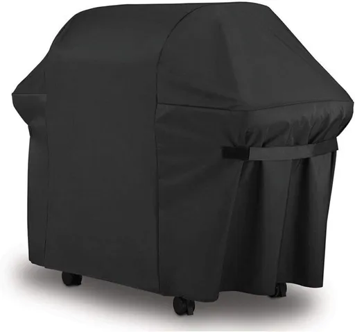 BBQ Cover 420D Oxford Fabric Barbecue Protective Tarpaulin Shockproof UV-Resistant and Waterproof (152 x 76 x 121 cm)
