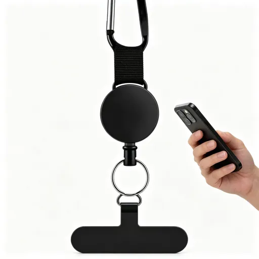 Woven Strap Anti-Theft Phone Holder, Soft Webbing Comfort Phone Buckle, No-Pinch Daily Wear Phone Lanyard Clip, Popular Christmas Holiday Gift