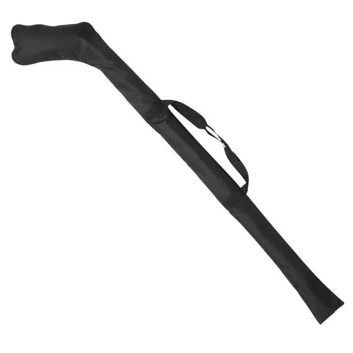 1Set Black Oxford Cloth Hockey Stick Bag for Ice Hockey Equipment Storage 69.95x5.50x0.39in