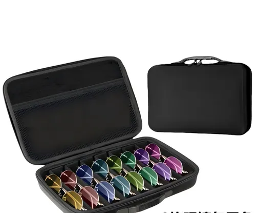 Portable 8-Slot Sunglasses Organiser Case Hard Shell EVA Storage Box Large Capacity Display Holder with Handle Black