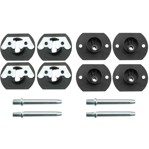 4 Sets of Pin Type Sofa Sectional Connectors Thickened Clamping Fasteners Bed Headrest Armrest Buckle Used for Furniture Sofa