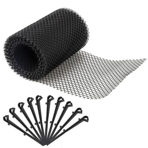 Plastic Gutter Strainer Screen Leaf Guards Tree Guards for Gutter and Debris Prevention