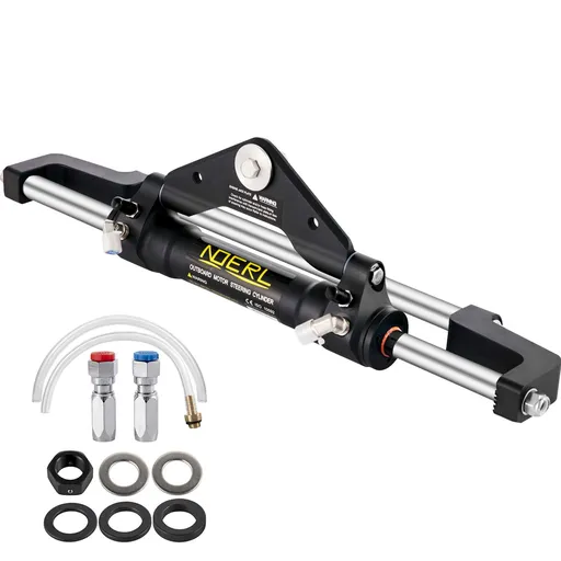 HC5358-3 Front Mount Hydraulic Outboard Steering Cylinder Ram Up To 300HP