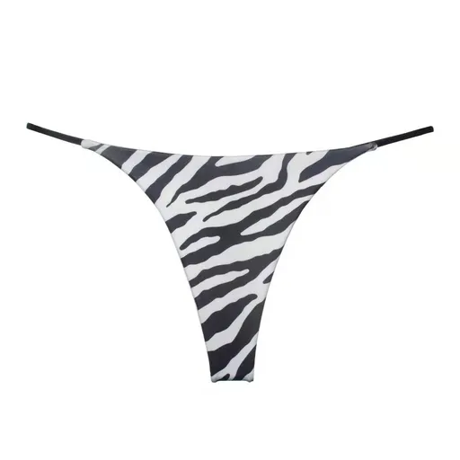 Women Milk Silk Low Waist Bikini Thong Zebra Pattern XL Size: XL; Recommended weight (kg): 61 - 68; Waist (cm): 76 - 82; Hip (cm): 94 - 98; Suitable fit: full build